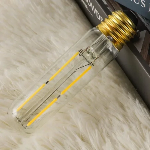 Miniatura 8 de Bombilla LED T10, bombillas tubulares LED regulables de 4 W, equivalentes a bombillas incandescentes de 40 W, 400 lm, blanco suave 3000 K, vidrio