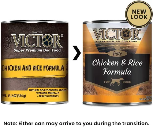 Miniatura 2 de VICTOR Super Premium - Alimento para perros – Paté de fórmula de pollo y arroz – Alimento húmedo enlatado para perros y cachorros – Ideal