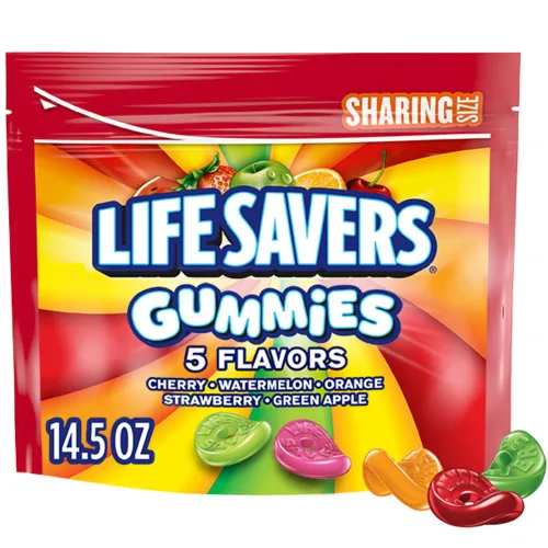 Miniatura 12 de LIFE SAVERS Mentas de Naranja, Envueltos Individualmente, Para Bocadillos, Compartir, Fiestas de Oficina y Almacenamiento en la Despensa, 6.25 oz