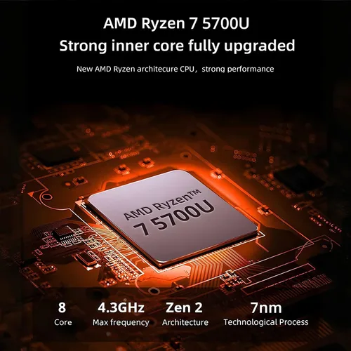 Miniatura 2 de Lenovo Laptop Flex 5, pantalla táctil FHD de 14.0 pulgadas, AMD Ryzen 7 5700U, gráficos AMD Radeon, teclado retroiluminado, lector de huellas