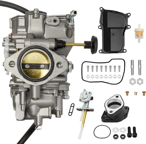 Ruijie Carburador YFM350 para Yamaha 1987-1998 Big Bear 350 1987-2004 Warrior 350 1996-1998 Kodiak 400 1987-1990 1992-1995 Moto-4 350 Yfm 350 0