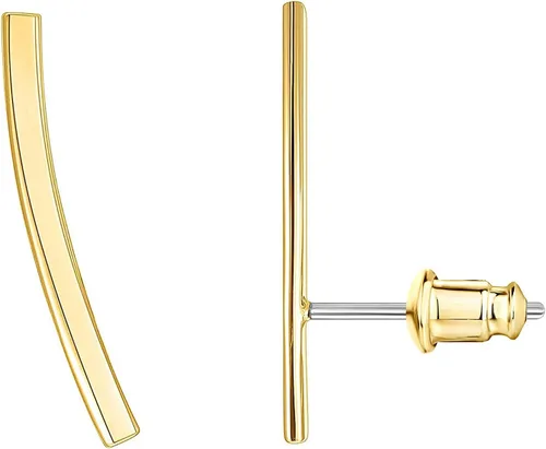 Miniatura 5 de PAVOI Aretes de plata de ley chapados en oro de 14 quilates