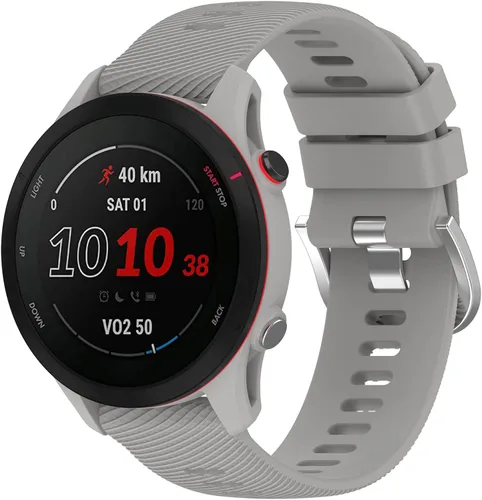 Miniatura 5 de TenCloud Paquete de 10 correas de silicona para reloj de 0.709 in compatibles con Garmin Vivoactive 4S/Vivomove 3S/Venu 2S/Forerunner 255S 265S