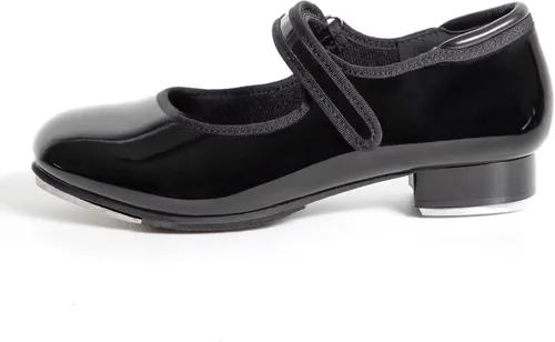 Miniatura 3 de Zapatos de baile de fácil correa con piel sintética para niños y niñas.