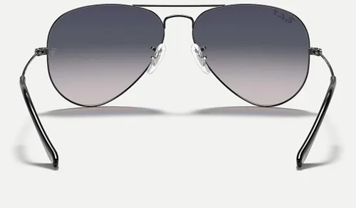 Miniatura 8 de Ray-Ban RB3025 - Lentes de sol de aviador de metal para hombre y mujer + paquete con kit de cuidado de gafas iWear de diseñador