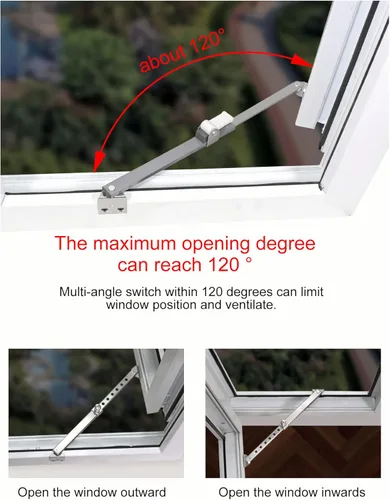 Miniatura 3 de Bisagras para ventana, Estancias de ventana abatible, Tapón de ventana abatible, Soporte de ventana abatible, Cerradura de ventana abatible, Base