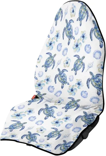Miniatura 37 de Yewattles Turtle - Protector de toalla impermeable para asiento de automóvil, protector para después de correr, nadar, entrenamiento, Tortuga