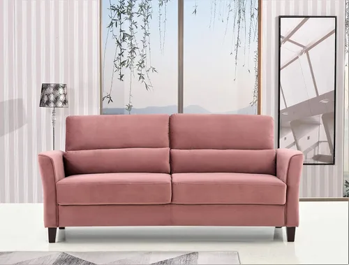 Miniatura 17 de Container Furniture Direct Stoughton - Sofá biplaza tapizado moderno de mediados de siglo con brazos inclinados para sala de estar, 57.88 pulgadas
