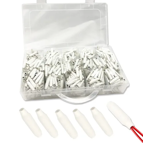 Miniatura 10 de Conectores B azules rellenos de silicona con alambre B húmedo de gel de alarma para teléfono, empalmes tipo frijol para bajo voltaje (1000 unidades)