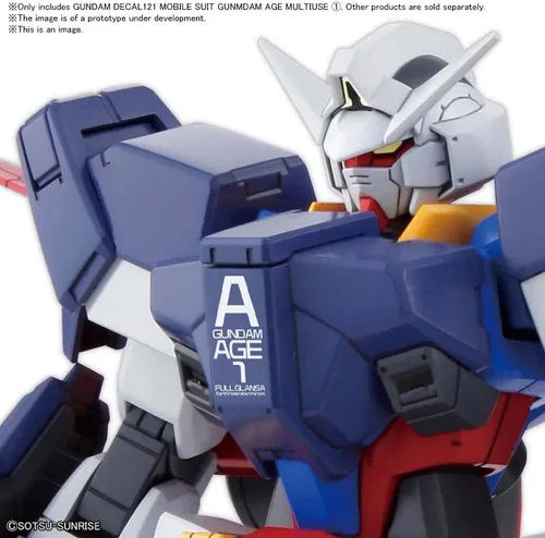 Miniatura 3 de Bandai Hobby - GD-121 Gundam AGE MS multiusos 1, calcomanías deslizantes de agua Bandai Spirits
