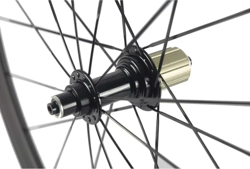 Miniatura 8 de Superteam Juego de ruedas de carbono 38/50/60/88mm 700c Clincher de 23mm UD con acabado mate