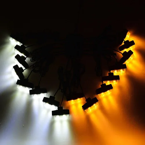 Miniatura 9 de Corp - Juego de barra de luz estroboscópica de seguridad de emergencia de 30 pulgadas, 56 LED, luz estroboscópica en la azotea con 20 piezas ultra