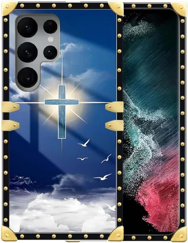 Miniatura 18 de Funda compatible con Samsung Galaxy S22 Ultra, funda protectora de TPU suave a prueba de golpes de 4 libélulas en la flor para Samsung Galaxy S22