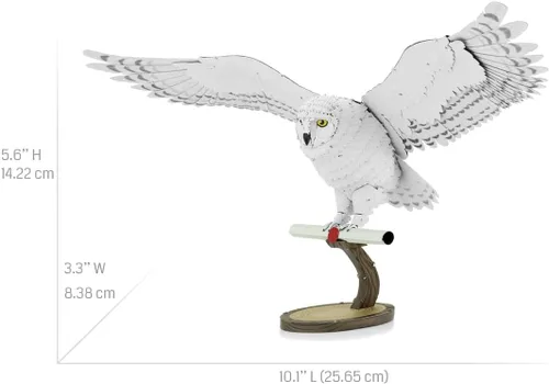 Miniatura 3 de Fascinations Metal Earth Premium Series Harry Potter Hedwig 3D Kit de modelo de metal con pinzas