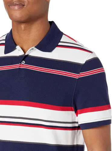 Miniatura 4 de Camiseta polo de Tienda Essentials para hombre de algodón de piqué y ajustada
