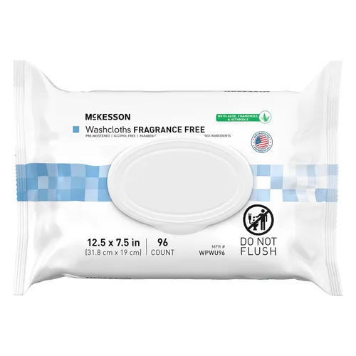 Miniatura 17 de McKesson Toallitas de baño para adultos, sin perfume (paquete de 6, 576 toallitas de baño) - Paños desechables para el cuerpo - Fórmula sin