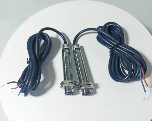 Miniatura 5 de Sensor fotoeléctrico ATO M12, PNP SIN sensor fotoeléctrico infrarrojo, interruptor fotoeléctrico, fácil de instalar, larga vida, DC 6-36V