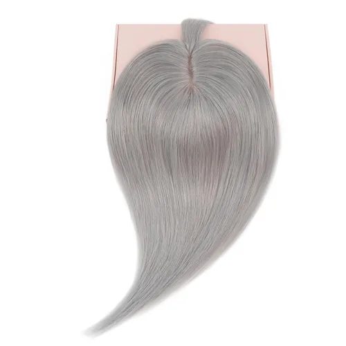 Miniatura 143 de Rich Choices Pelucas con topper de cabello para mujeres, cabello humano real 100% Remy, sin flequillo, para mujeres con adelgazamiento en la parte