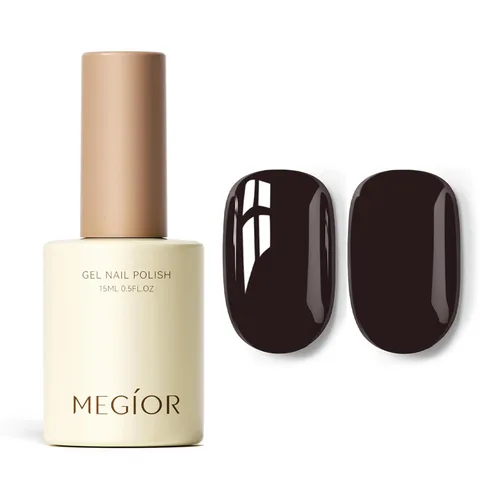 Miniatura 60 de MEGIOR Esmalte de uñas de gel blanco de 0.5 fl oz, color blanco antiguo, secado con luz UV, esmalte de gel francés, arte de uñas, salón de manicura