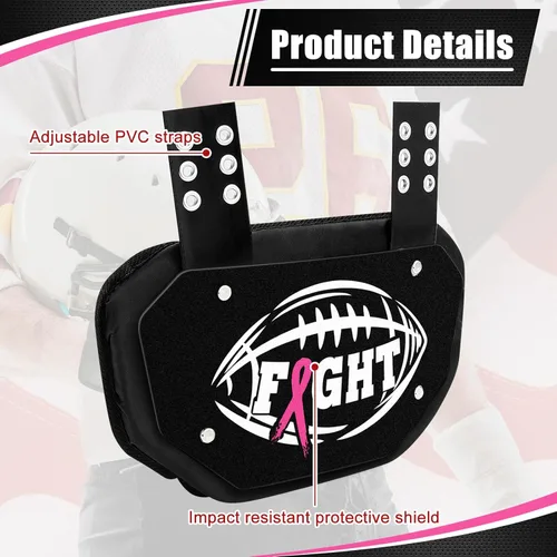 Miniatura 3 de Liliful Placa trasera de fútbol duro deportivo para jugadores, protector trasero para jóvenes, Navidad, amantes del fútbol, regalos para hombres