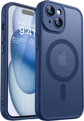 Miniatura 48 de CANSHN Funda magnética compatible con iPhone 17 Pro, mejorada [protección completa de la cámara] [compatible con Magsafe] [mate translúcido] funda