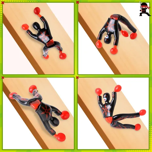 Miniatura 6 de Paquete de 28 tarjetas de regalo para el día de San Valentín para niños con juego de ninja pegajoso para escalada en la pared, juguetes difíciles