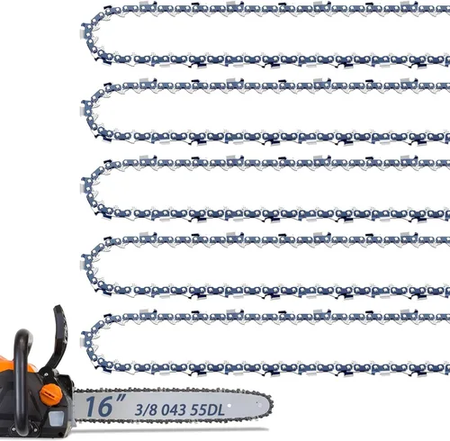 Miniatura 17 de [2 piezas] Mini cadena de motosierra de 6 pulgadas, cadenas de repuesto de 6 pulgadas para mini motosierra eléctrica portátil inalámbrica, cadena