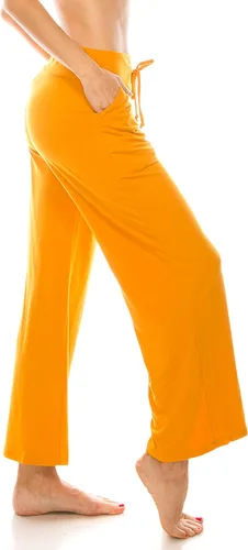 Miniatura 2 de Leggings Depot Pantalones de pijama de moda para mujer con bolsillos cómodos con cordón para dormir