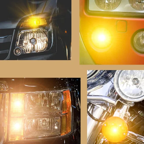 Miniatura 7 de BAU15S PY21W 1156PY 7507 7510 9507 Bombillas LED súper brillantes color amarillo ámbar de 54 SMD 3014 12V-24V para indicadores de posición, luz