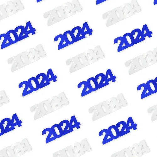 Miniatura 59 de Confetti Year 2024 Negro, Azul Royal Combo - 2 bolsas de media onza (1 oz)