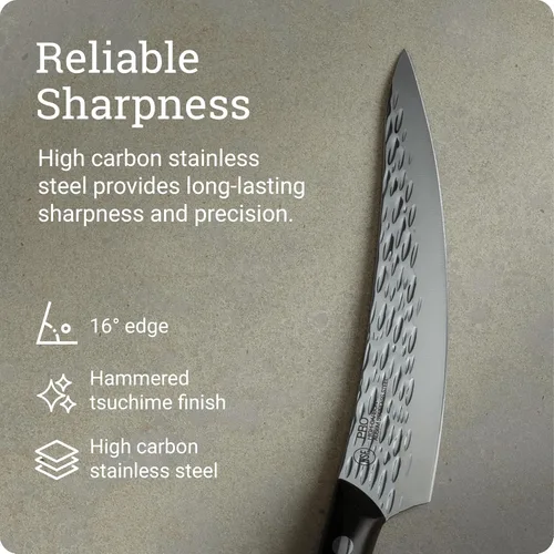 Miniatura 4 de Cuchillo Kai PRO de 6.5 pulgadas para deshuesar y filetear, cuchillo de deshuesado curvado afilado a mano, hoja japonesa de acero inoxidable AUS6M