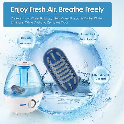 Miniatura 4 de Paquete de 20 cartuchos de desmineralización para humidificadores compatibles con Homedics Humidificador Filtro de agua para Homedics Humidificador