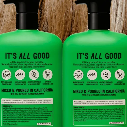 Miniatura 7 de California Naturals Eucalyptus Breeze - Juego de champú y acondicionador súper hidratante para cabello seco dañado, hidratación, cuero cabelludo