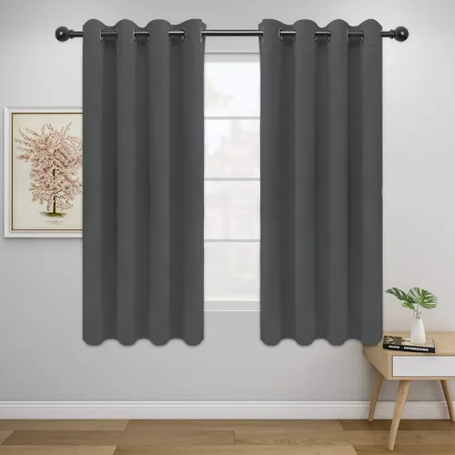 Miniatura 255 de Easy-Going - Cortinas opacas para dormitorio, aislamiento térmico sólido con ojales, cortinas de ventana para reducción de ruido, cortinas