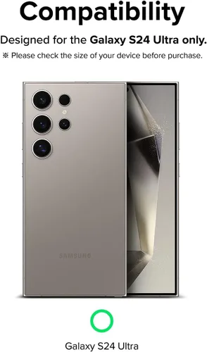 Miniatura 2 de Ringke Película doble fácil [protección de 4 capas] compatible con Samsung Galaxy S24 Ultra Protector de pantalla 5G, revestimiento de reparación