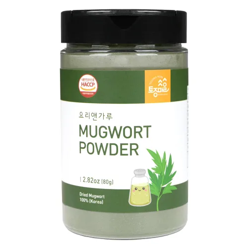 TOJONGHERB Artemisa en polvo/2.82oz/artemisa coreana/grano fino/polvo verde para colorante alimentario