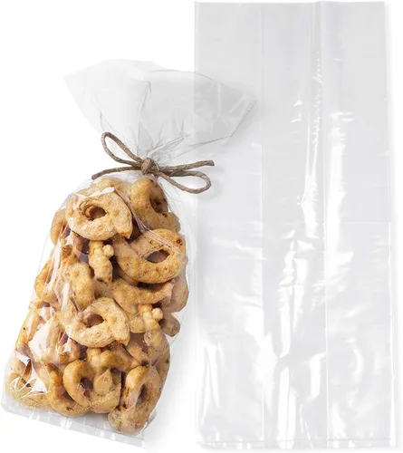 Miniatura 48 de APQ Supply Bolsas de polietileno transparentes con refuerzo, 4 x 2 x 10 pulgadas. Paquete de 1000 bolsas de plástico con refuerzo lateral con parte