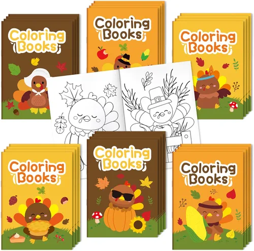 Miniatura 3 de ANGOLIO 24 libros de colorear de Navidad para niños, libros para colorear de invierno para niños, animales polares a granel, folleto de arte
