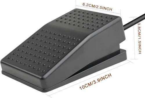 Miniatura 3 de iKKEGOL Interruptor de pie USB actualizado con un solo pedal de control mecánico Mapa Teclado de ratón Combinación de teclas de acceso rápido