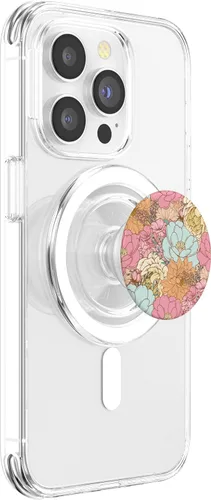 Miniatura 3 de Spring Flowers Retro PopSockets MagSafe PopGrip estéticos florales con diseño de flores silvestres para iPhone
