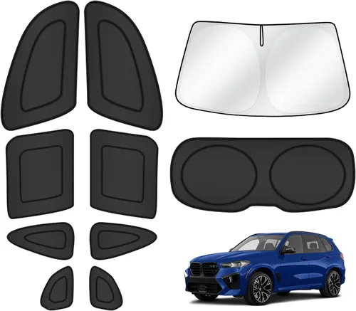 Miniatura 41 de T TGBROS Parasol para parabrisas para Honda Civic 2022-2025 2026, parasol grueso con bloqueo UV y opaca, para privacidad, plegables, 8 accesorios