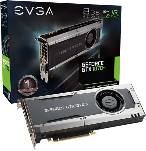 Miniatura 12 de Tarjeta gráfica EVGA GeForce GTX 1070 Ti Gaming 8 GB GDDR5 OCX escáner OC LED blanco, compatible con DX12OSD (PXOC) (08G-P4-5670-KR)