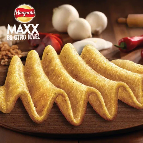 Miniatura 7 de Papas Margarita (paquete de 24) Papas fritas crujientes sabor pollo y barbacoa Papitas Margarita de Pollo y BBQ mecato Colombiano Bocadillos