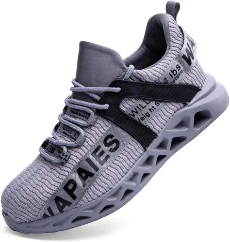 Best Womens Steel Toe Shoes Women's Lightweight Composition Toe Work Shoes Fashion Steel Toe Shoes for Men Safety Shoes Proof Resistant for