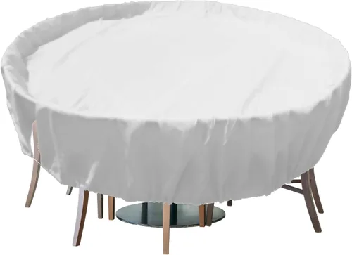 Miniatura 8 de Fundas para muebles de patio, impermeables, resistentes a los rayos UV, resistentes a los rayos UV, para exteriores, mesa redonda y rectangular