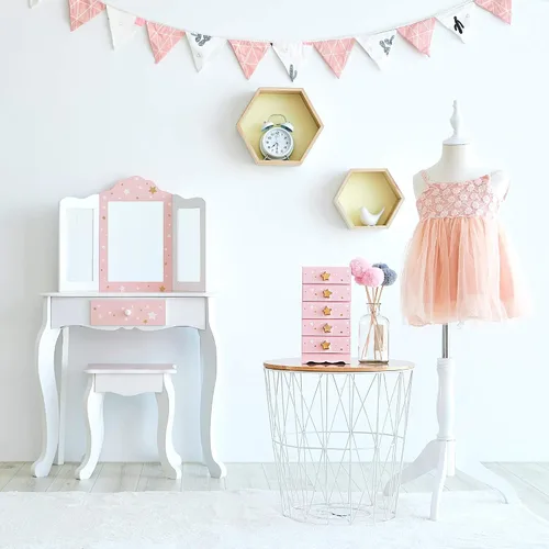 Miniatura 6 de Teamson Kids TD-12884A Fashion Star Prints Renee Joyero, RosaBlancoOro