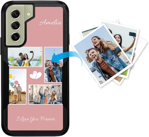 Miniatura 118 de Funda protectora personalizada para Samsung Galaxy S22 Ultra 5G (versión 2022), funda protectora de doble capa resistente con múltiples fotos, a