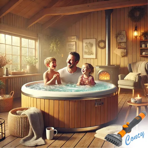 Miniatura 9 de Concy Limpiador de filtro de spa para bañera de hidromasaje y filtro de cartucho de piscina, conector de manguera de jardín, compatible con filtro