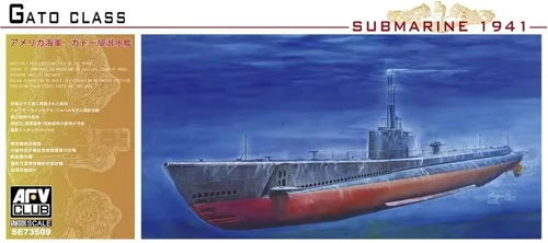 Miniatura 2 de USS Gato Clase Submarino 1941 1-350 AFV Club Juguete