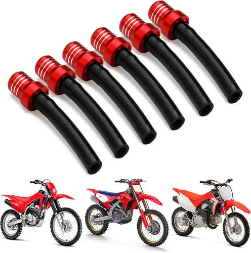 Miniatura 10 de AnXin Manguera de respiradero, tapa de tanque de combustible, tubo de ventilación CNC universal para ATV Quad CRF YZF RMZ KLX DRZ Dirt Pit Bike Seis